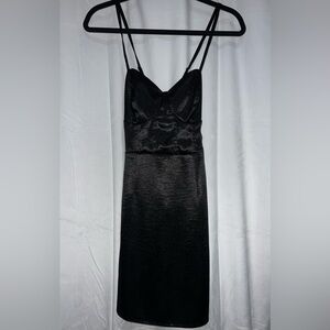 Women’s Black Satin Dress